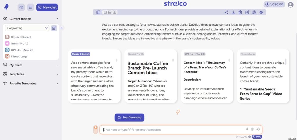 Straico AI App Chat