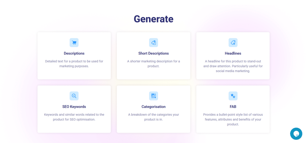 Productify ai app features