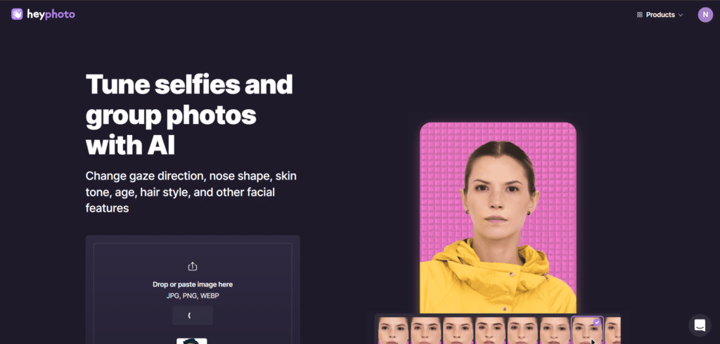 heyphoto ai app homepage