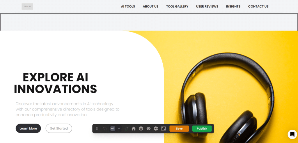 instago ai app generated website