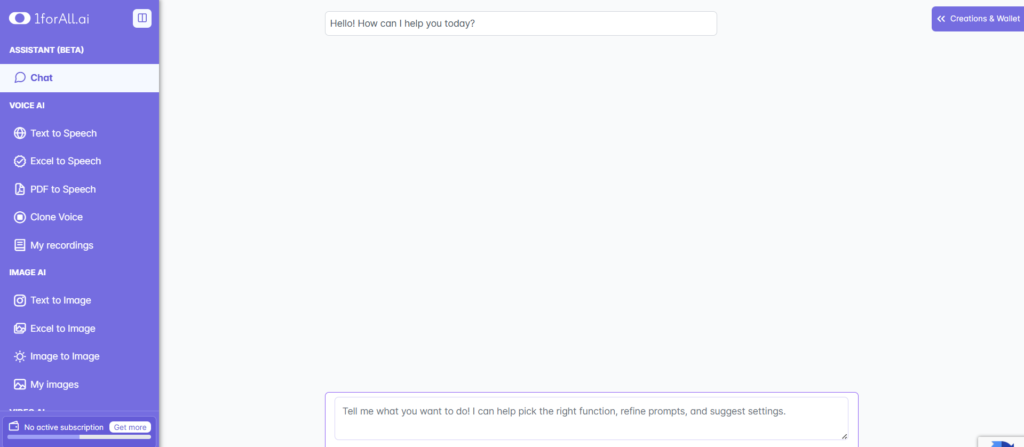 oneforall ai app chat