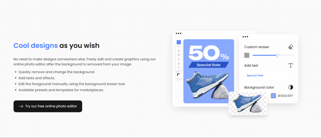 removal ai app premade designs
