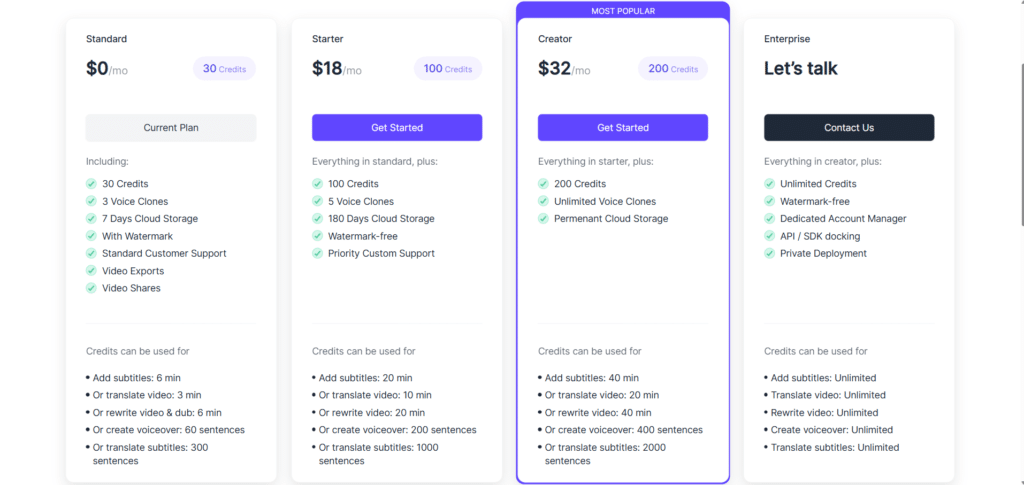 Addsubtitle ai app pricing
