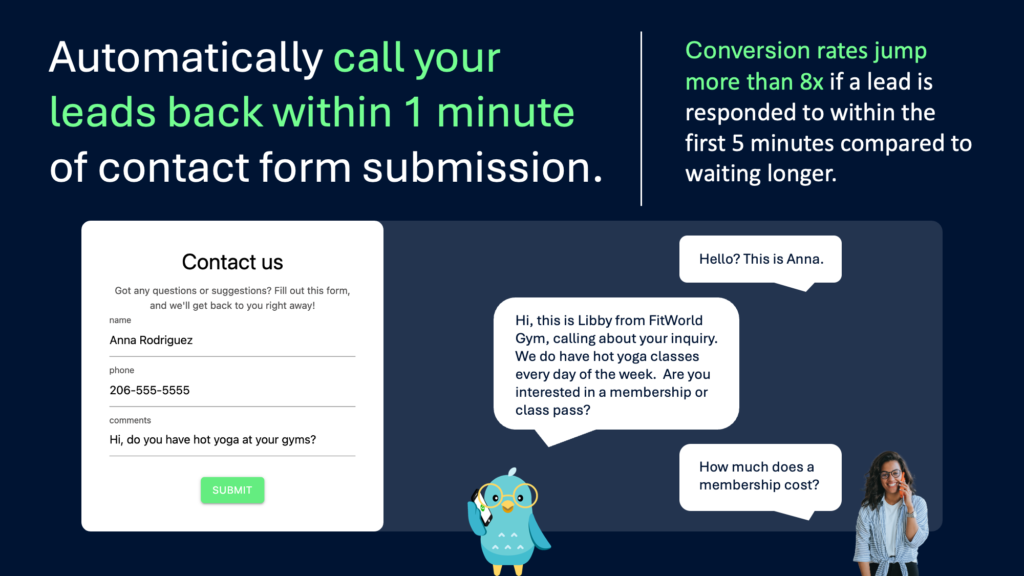 Heylibby AI app outbound calls