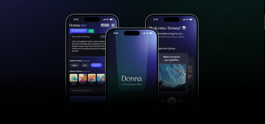 music donna mobile app