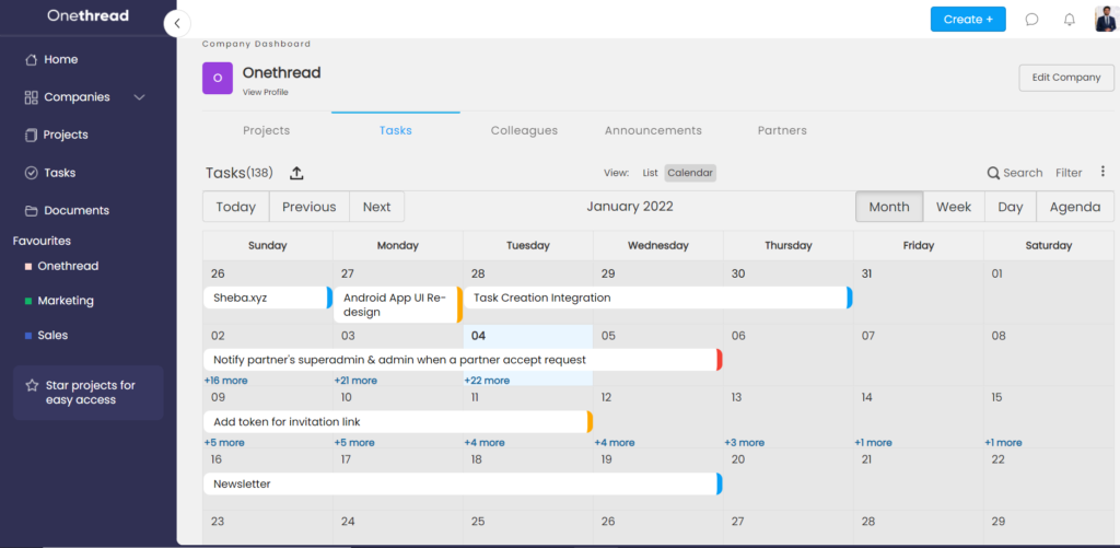 onethread ai app project planner