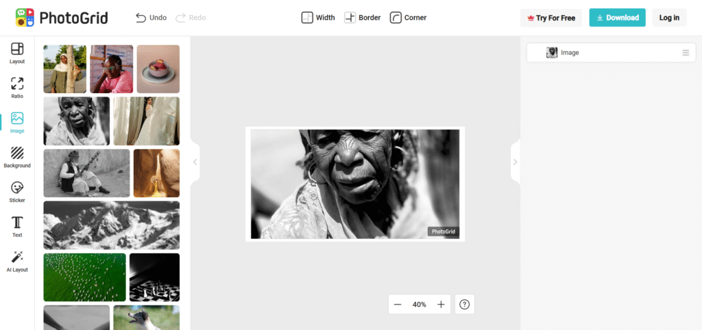 photogrid ai app images