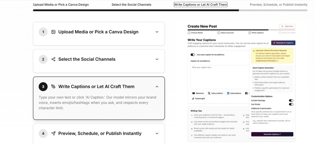 postplanify ai app caption writer