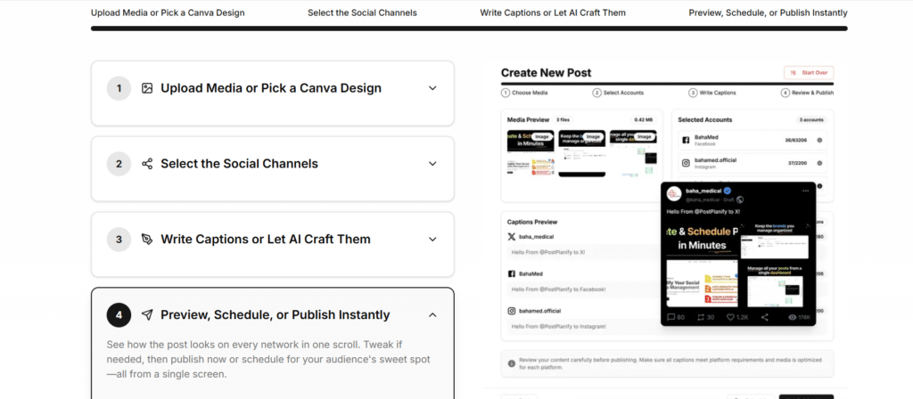 postplanify ai app sceduling