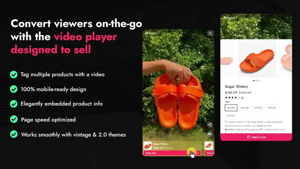 reel up ai app video converter