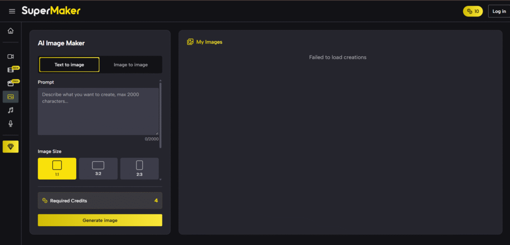 super maker ai app image generator