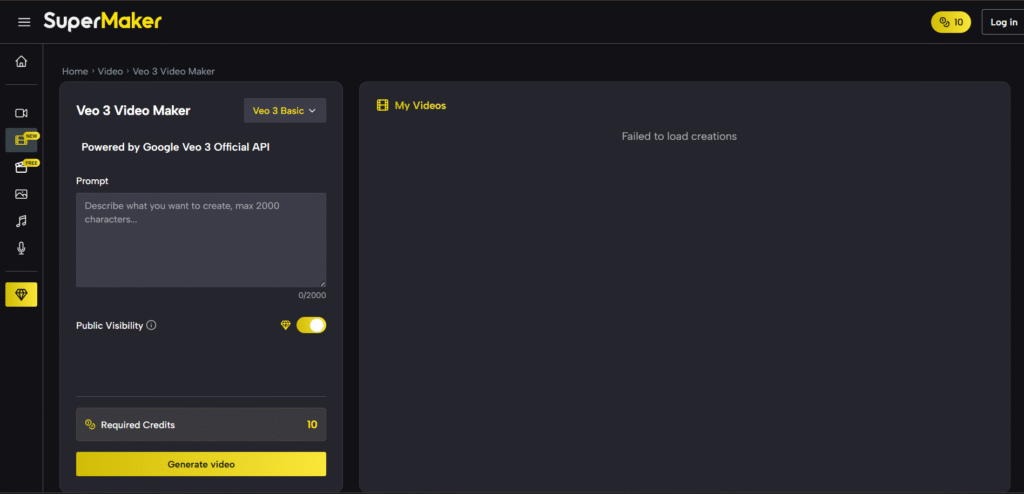 super maker ai app video generations