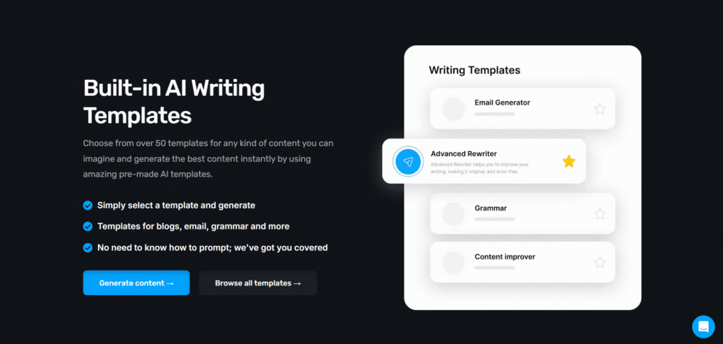 word spinner ai app temlates