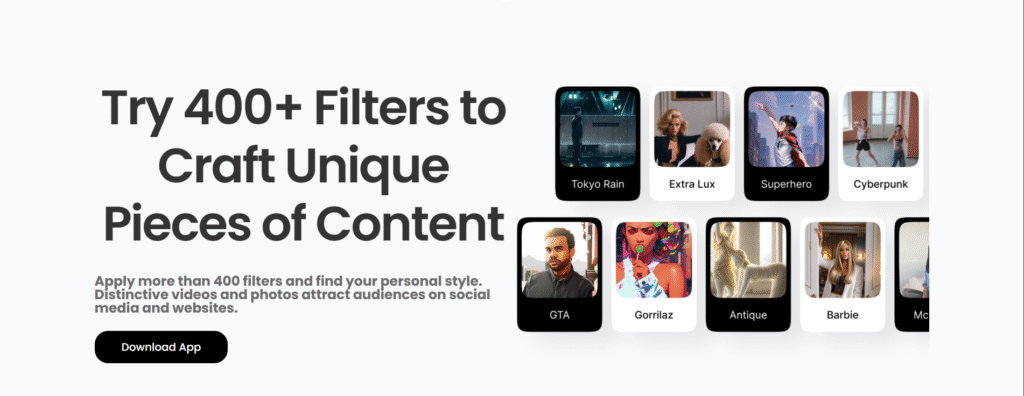 Bestcreator ai app filters