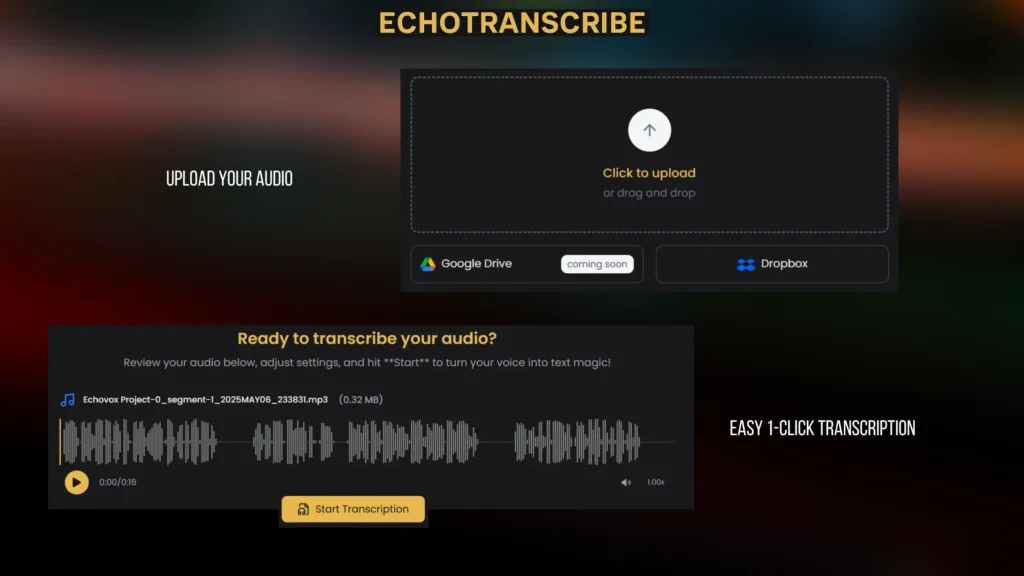 Echotranscribe ai app transcription