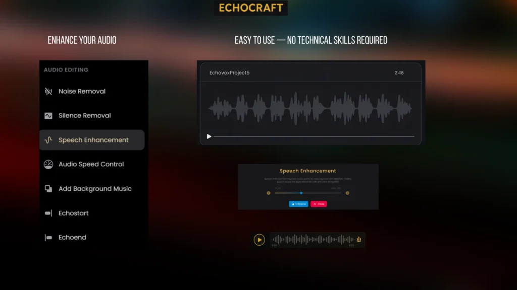Echovox Studio ai app Echocraft