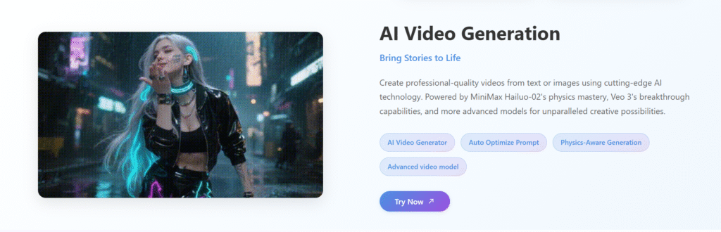 FlyAgt AI video generation