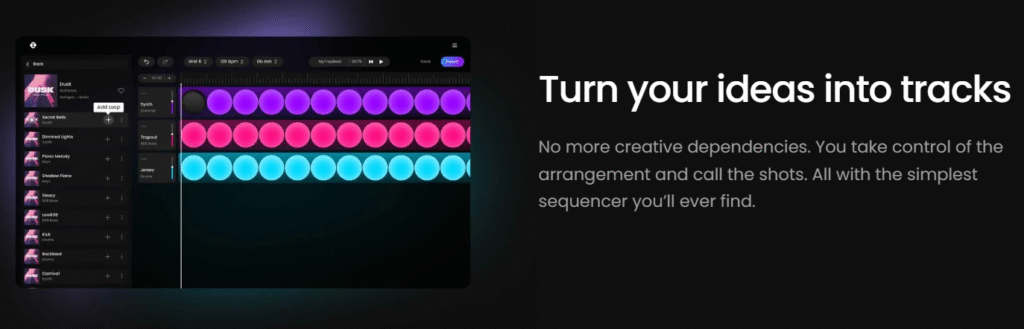 Overtune track generation