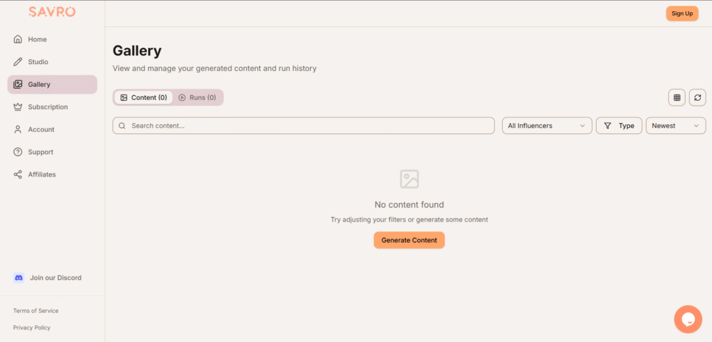 Savro ai app gallery
