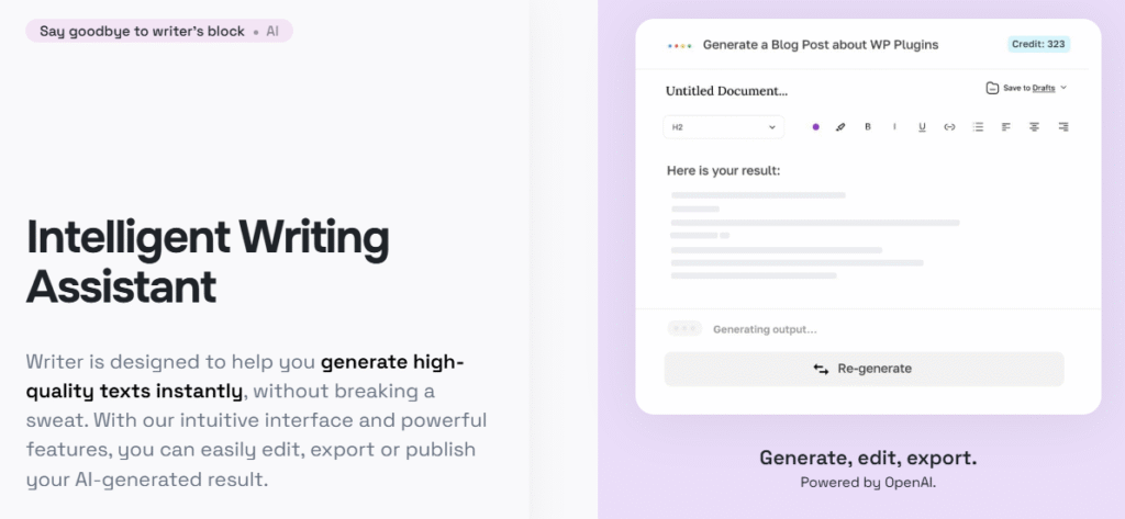 hopprz ai app writer