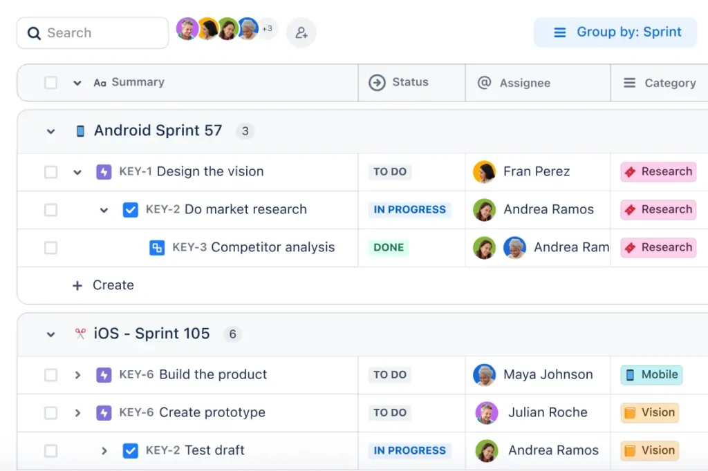 jira ai app plan view