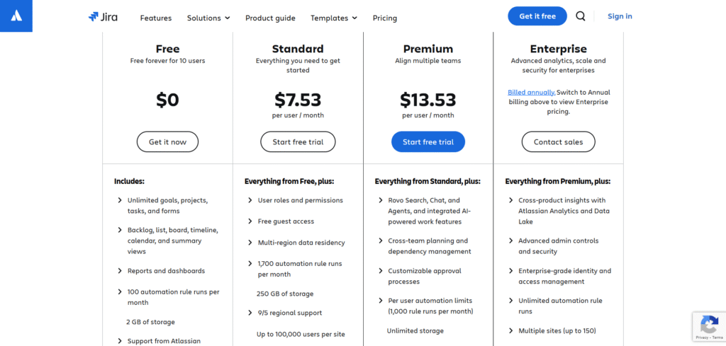 jira ai app pricing