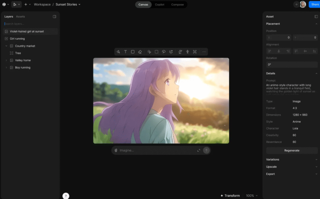 morphic ai app canvas