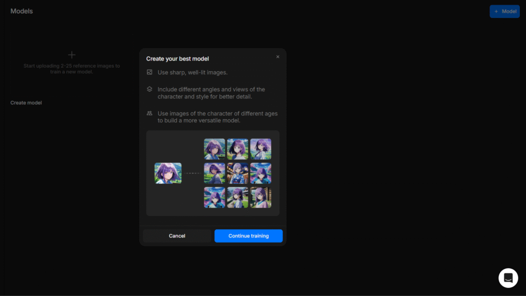 morphic ai app model creation