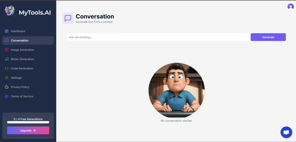 my tools ai app chatbot