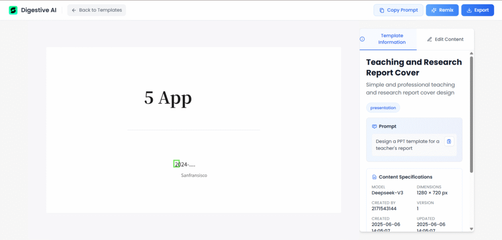 seede ai app presentation generator