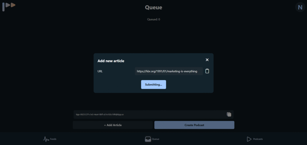 tipps ai app creating podcast
