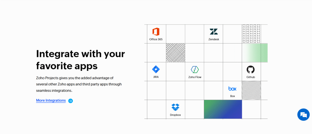 zoho-projects ai app integrate