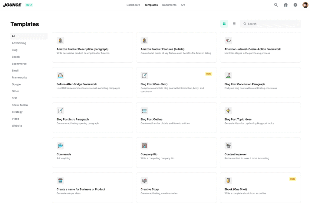 Jounce ai app features