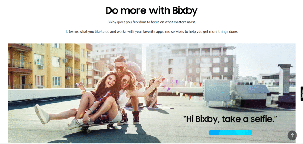 bixby ai app homepage