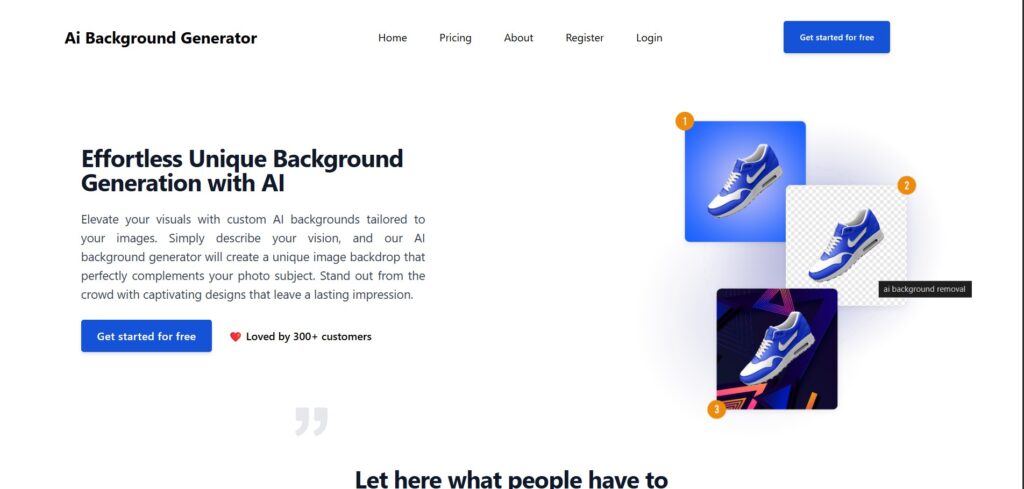 AIbgen-AI-App-Homepage