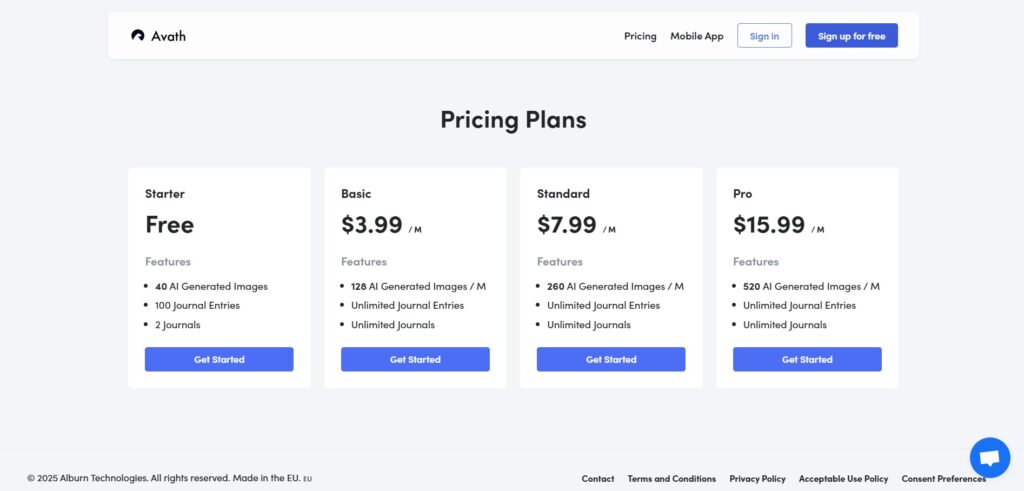 Avath-AI-App-Pricing