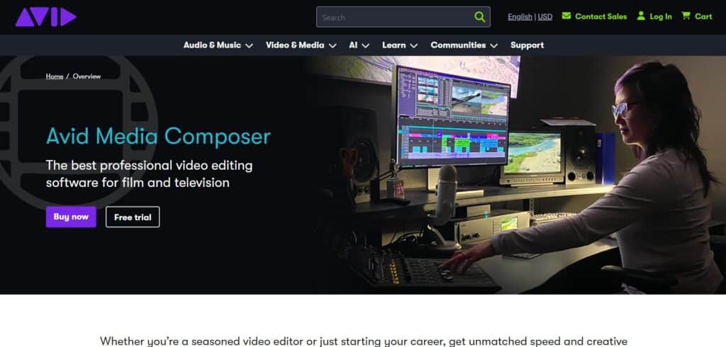 Avid-Media-Composer-AI-App-Homepage