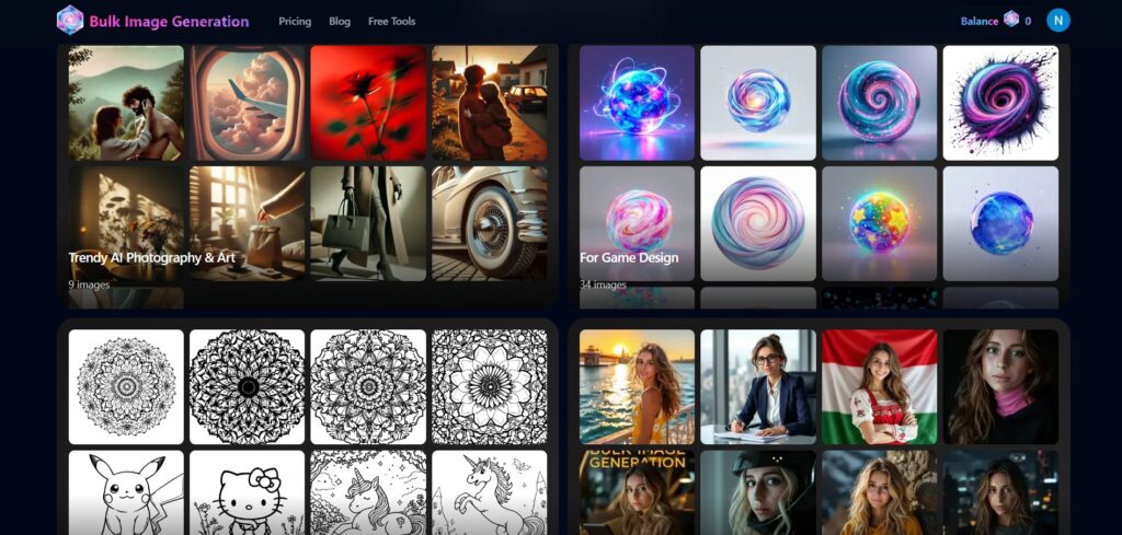 Bulk-Image-Generation-AI-App-Image-Generations