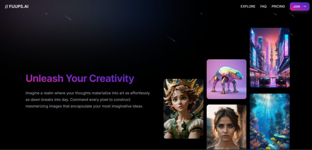 Fuups-AI-App-Homepage