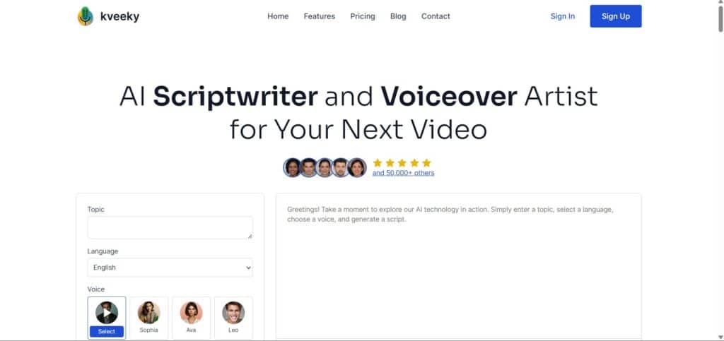 Kveeky-AI-APp-Homepage