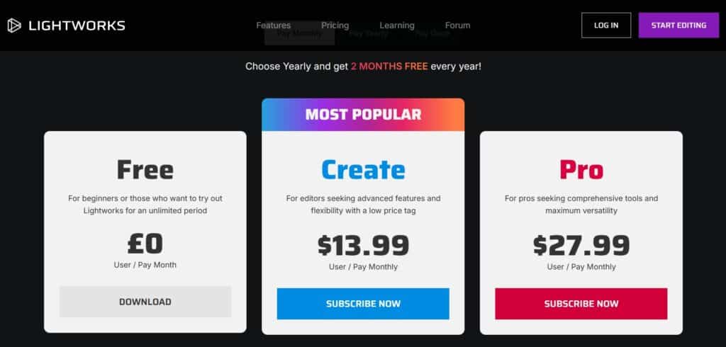 Lightworks-AI-App-Pricing