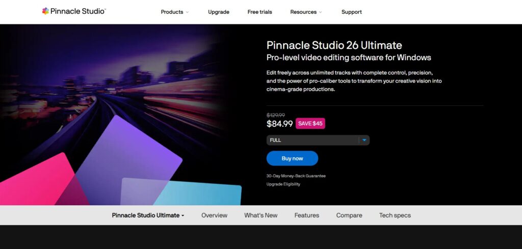 Pinnacle-Studio-Ultimate-AI-App-Homepage