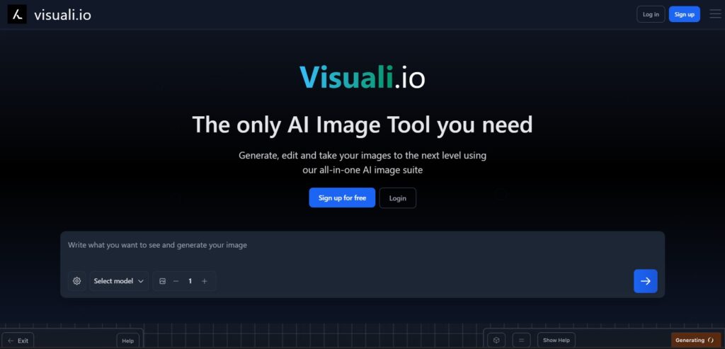 Visuali-AI-App-Homepage
