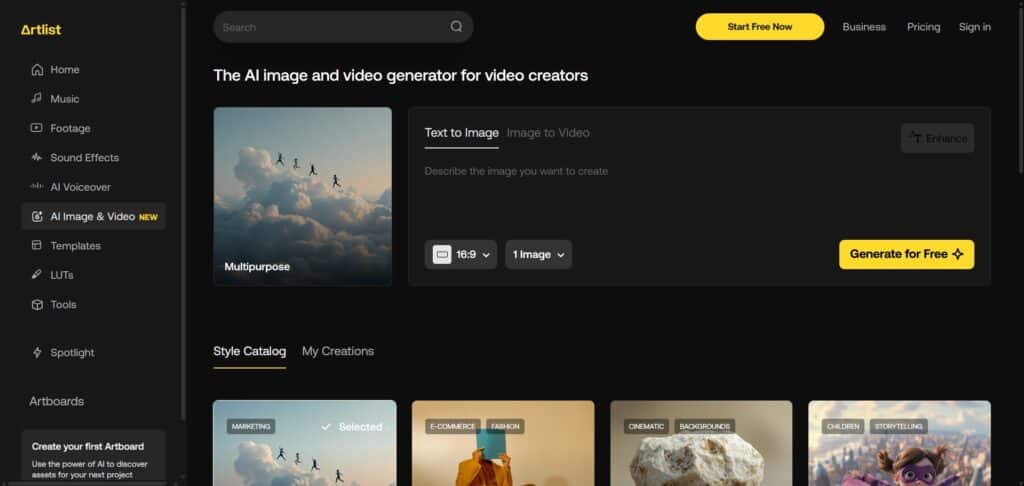 artlist-ai-app-image-generation