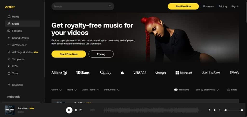 artlist-ai-app-music
