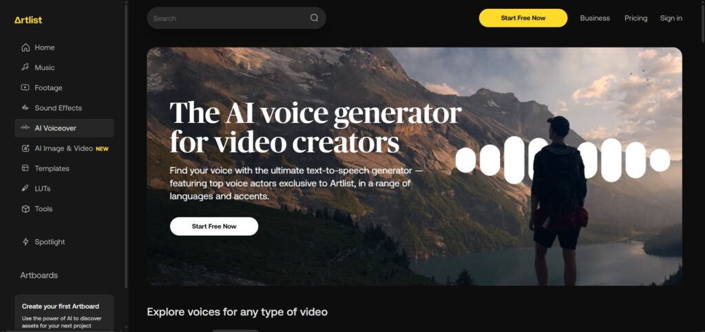 artlist-ai-app-voiceover