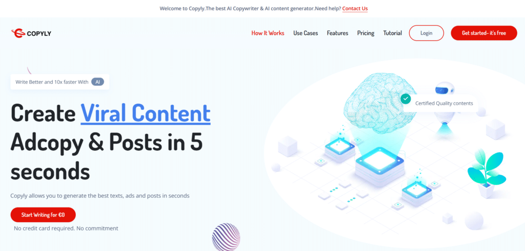 copyly-ai-app-homepage