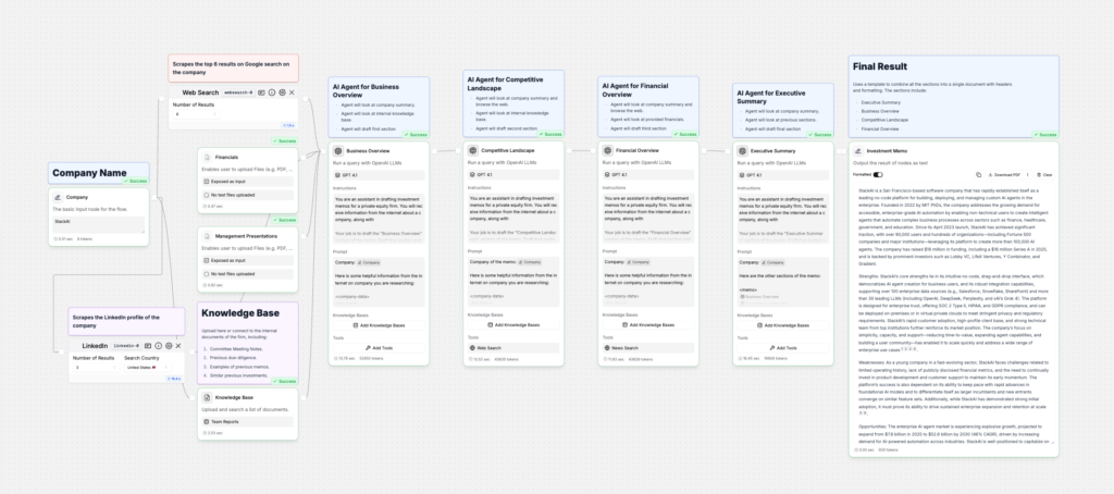 stack-ai app investment-memo