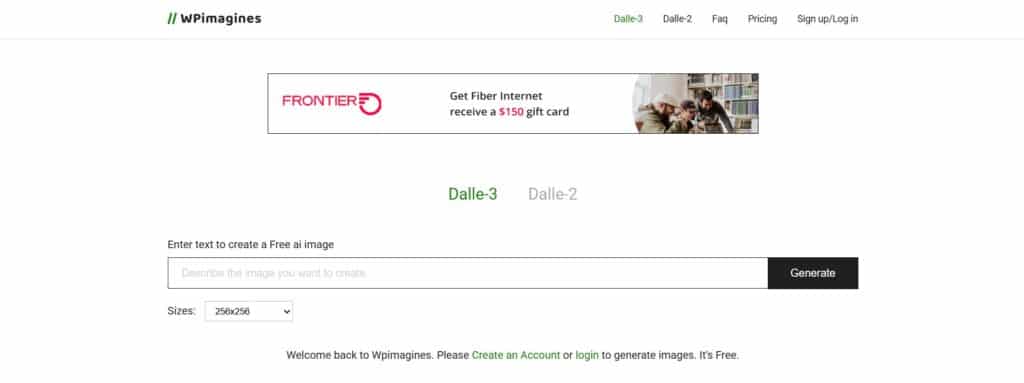 wpimagines-ai-app-homepage