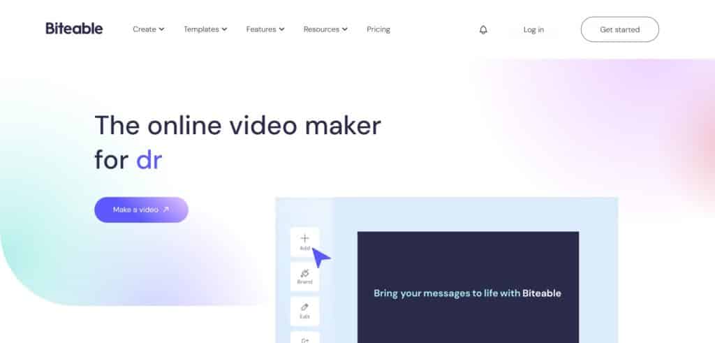 Biteable-AI-App-Homepage